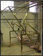 High Pallet Pivot Mezzanine Safety Gate