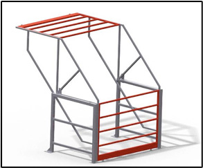 Pivot model Mezzanine Safety Gate