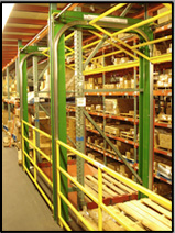 Rack Supported Model Mezzanine Safety Gate