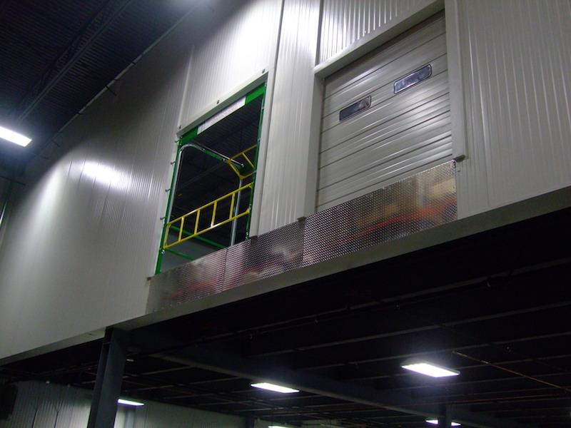 Safety gates for elevated doorway